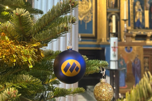 Morris Lubricants decorate a tree for St Chads church