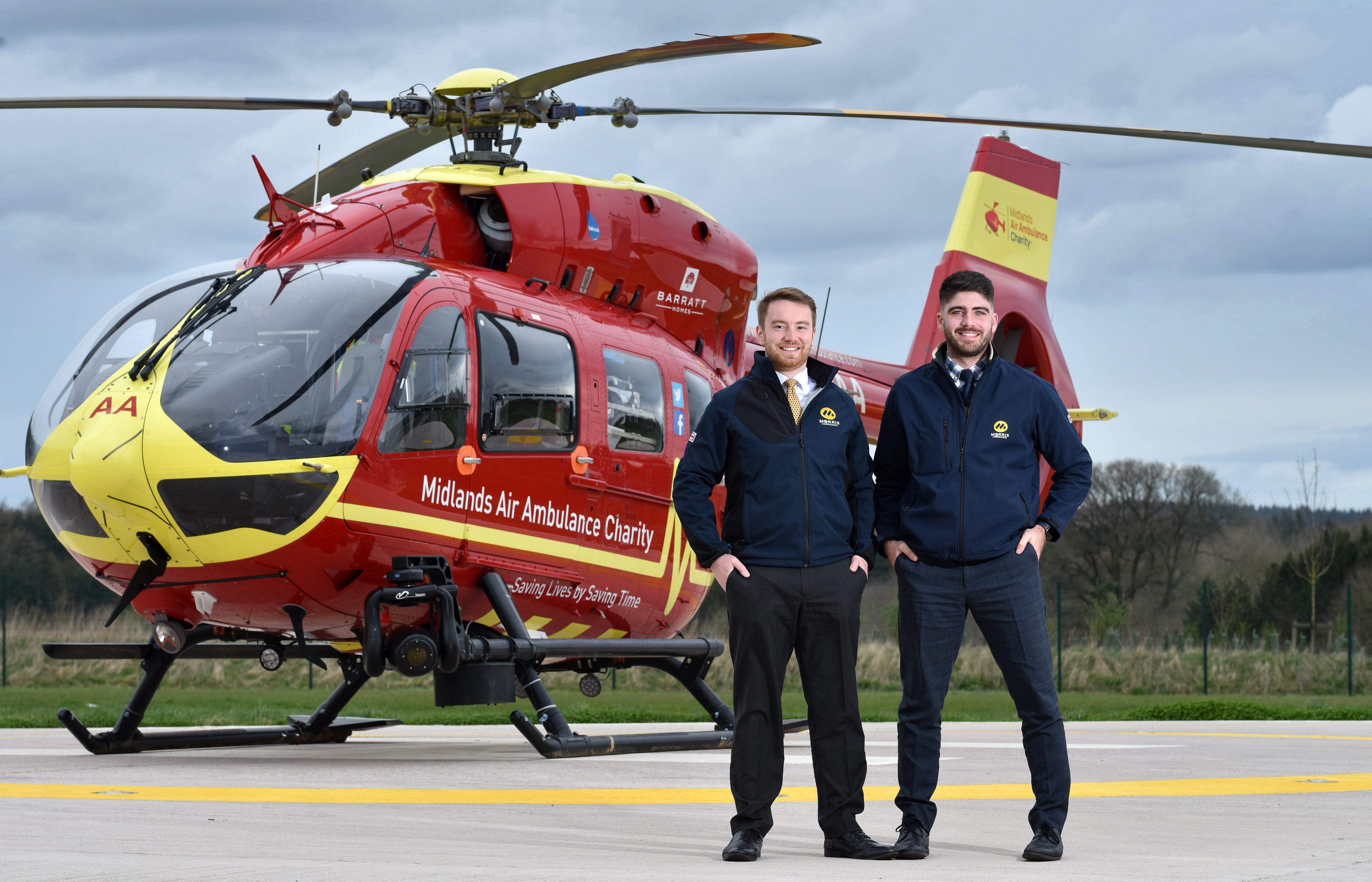 Charity SkyDive Fundraising for Midlands Air Ambulance Charity