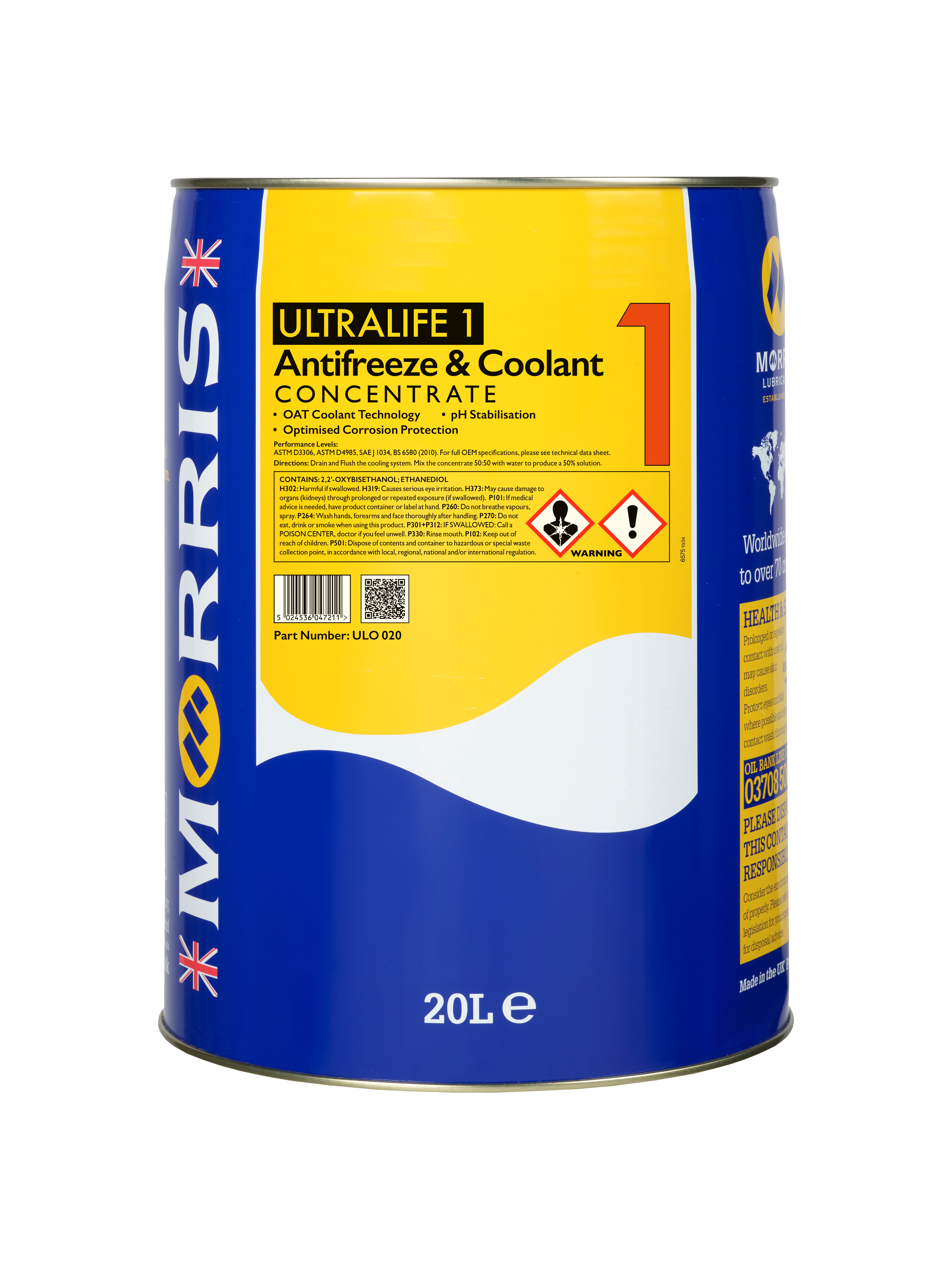 Morris 20L [NEW Drum Shape] Ultralife 1 Antifreeze.jpg