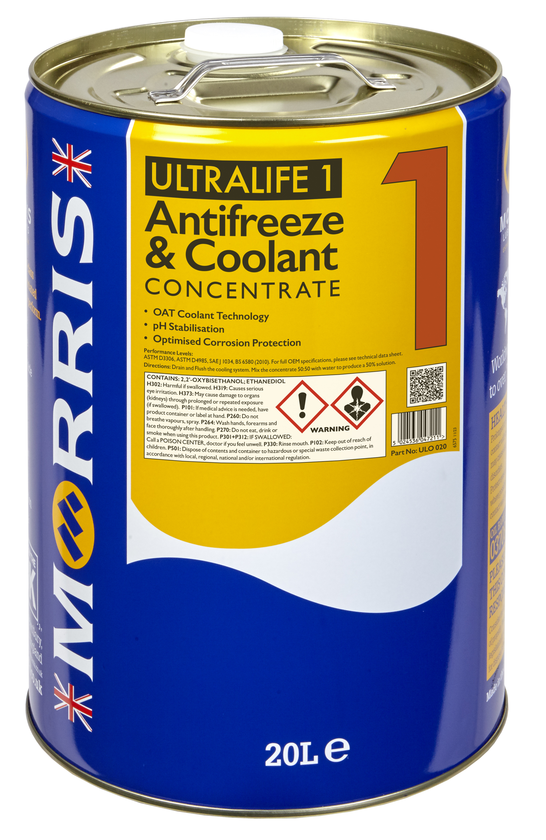 Morris Ultralife 1 antifreeze coolant 1 20L