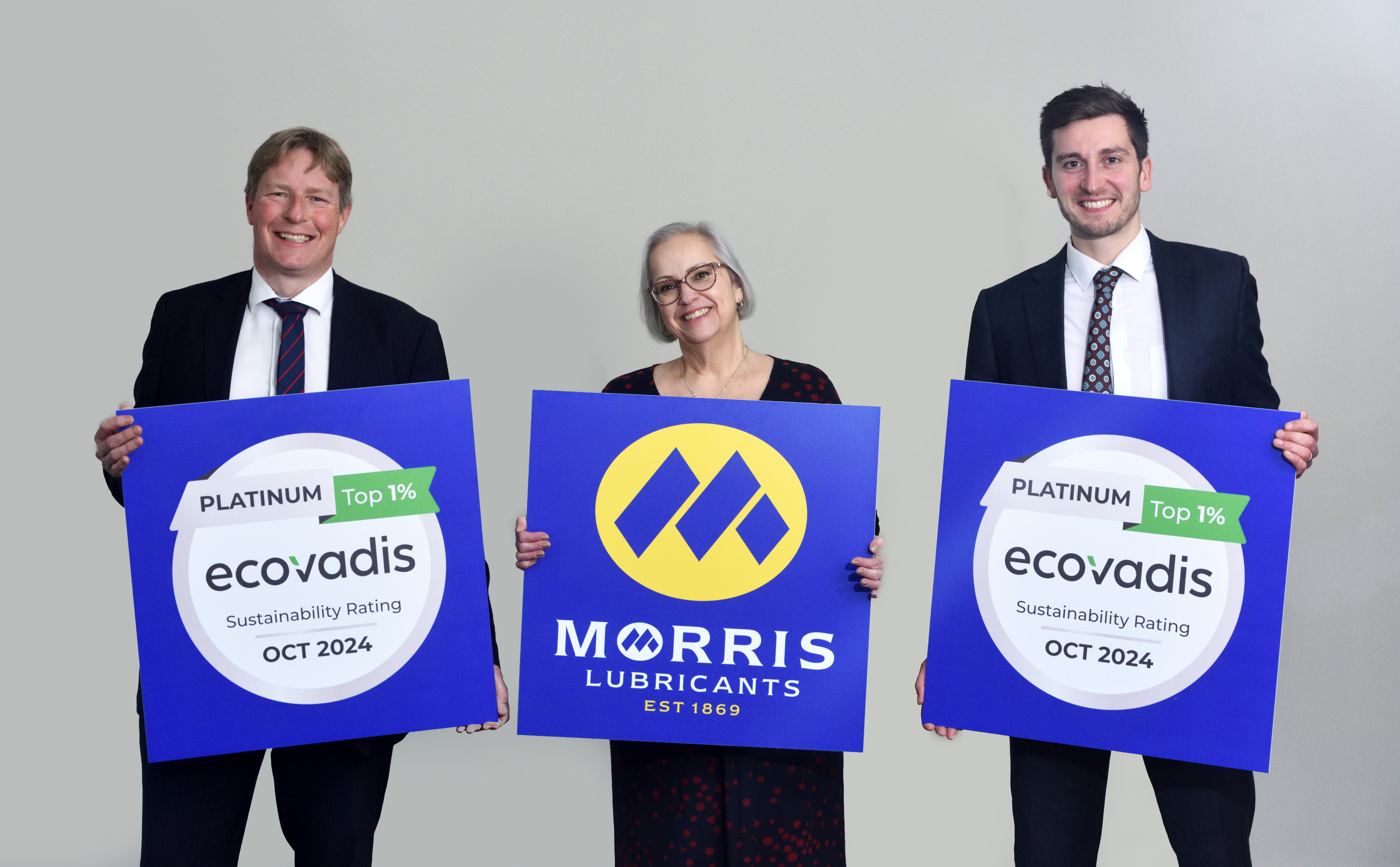 Morris Lubricants are Celebrating EcoVadis Platinum 