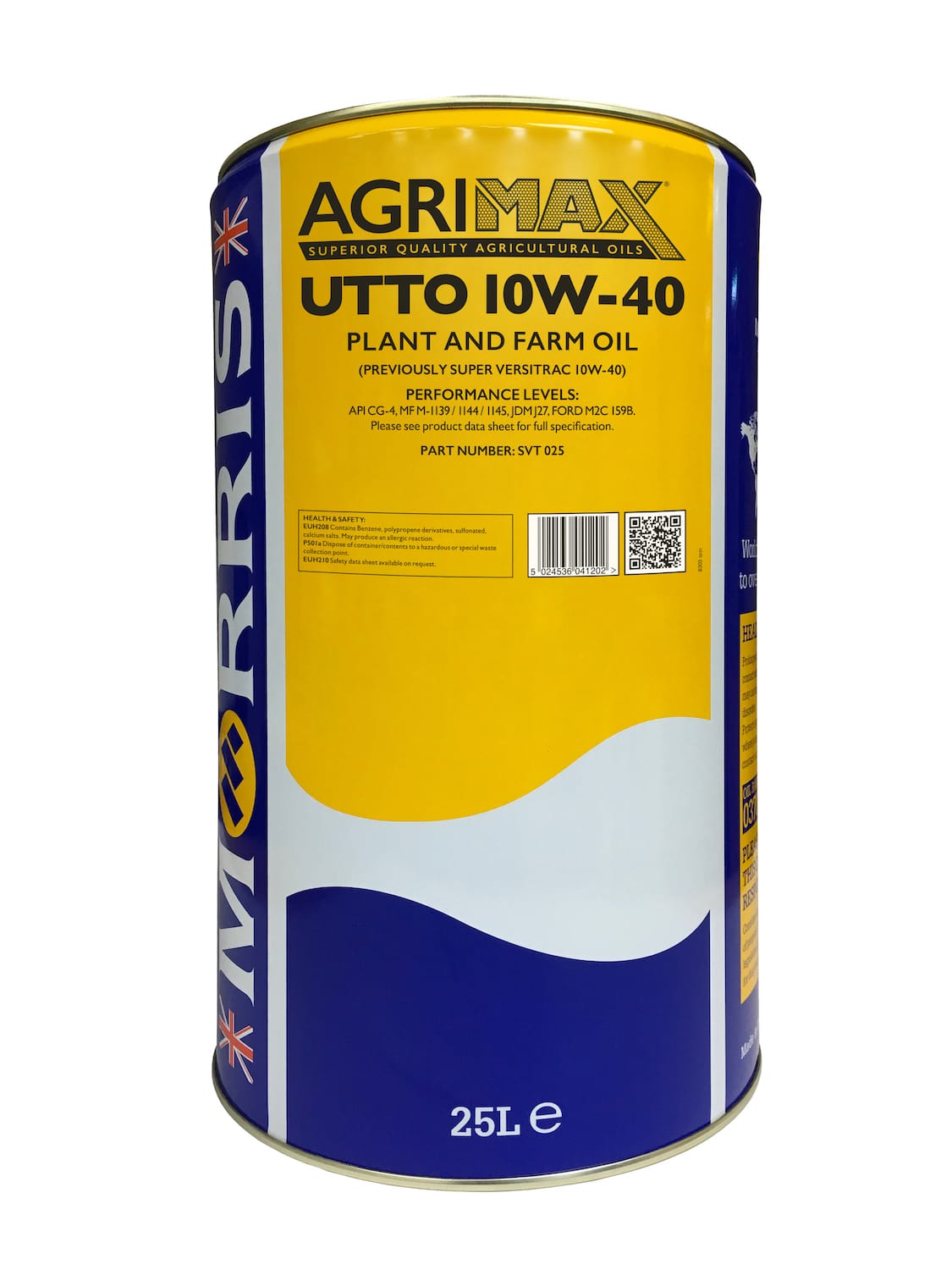 Agrimax UTTO 10W-40 (previously called Super Versitrac 10W-40)